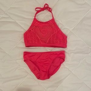 Justice, girls both top and bottom size 16, pink